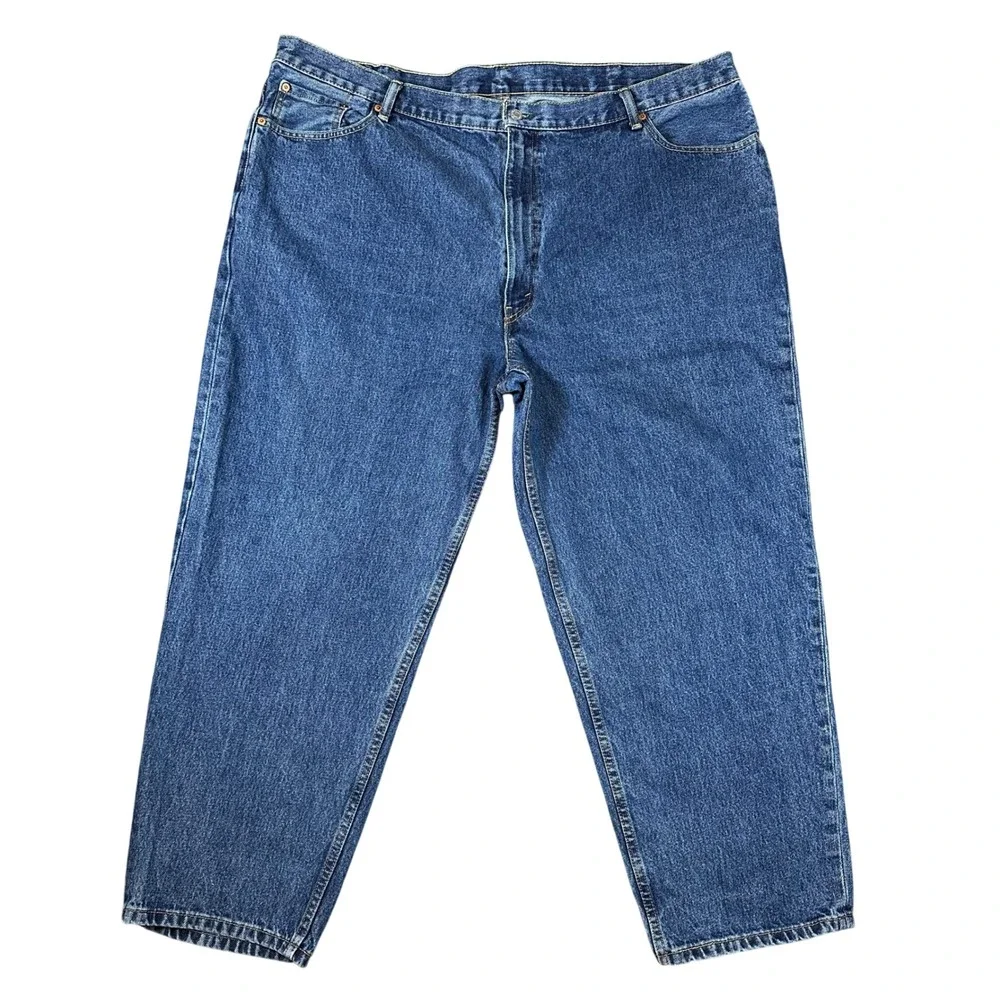 Levis 560 Comfort Fit Tapered Leg Jeans Mens 46x30 Blue Denim Medium Wash